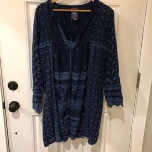 Johnny Was blue top M